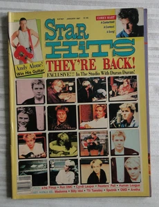 Vintage Magazine Star Hits Jan 1987 a-ha Run DMC Corey Hart Duran Duran 165 - Picture 1 of 21