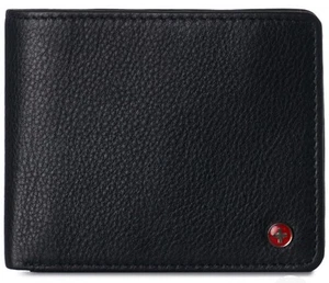 Alpine Swiss Herren Commuter RFID faltbare Geldbörse 2 Ausweisfenster geteilt Geldscheinbereich - Bild 1 von 3