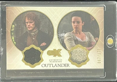 2019 Cryptozoic Outlander Dual Wardrobe DW1   "Jamie and Jenny"  67/175 - Image 1 of 2