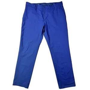Pantalón chino informal Vineyard Vines para hombre ajustado sobre la marcha talla 36x30 azul - Imagen 1 de 13