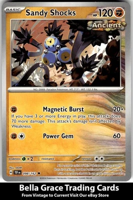 Sandy Shocks #098/162 SV05: Temporal Forces Pokemon Uncommon - Image 1 of 2