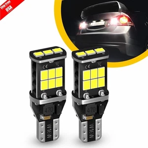 AUXITO T15 LED Reverse Backup Light Bulbs 912 921 High Mount Stop Lamp 6000K US - Picture 1 of 14