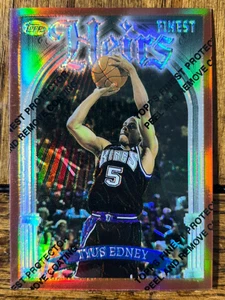 Tyus Edney 1996-97 Topps Finest Bronze Refractor #216 Sacramento Kings - Bild 1 von 2