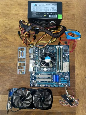 Gigabyte GA-H55M-UD2H, INTEL CORE i5-760 16gb Ram, 2GB GPU, ATX - Image 1 of 2