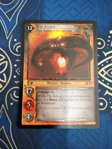 The Balrog The Terror Of Khazad-Dum 12O4 Black Rider Lotr Tcg - Picture 1 of 2