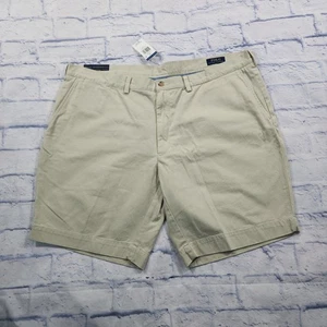 Polo Ralph Lauren Shorts HERREN 42 khaki klassische Passform 9" vorne flach Baumwolle adrett - Bild 1 von 11