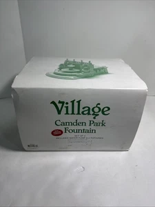 DEPT 56 CAMDEN PARK BRUNNEN funktionierendes Wasserspiel Weihnachtsdorf #52705 NEU - Bild 1 von 9