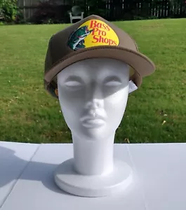 Bass Pro Shops Hat Logo Mesh Fishing Hunting Trucker Cap Snapback OLIVE - Picture 1 of 4