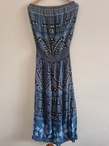 Ruby Yaya Strapless Maxi Dress Sequins Size M - Picture 1 of 9