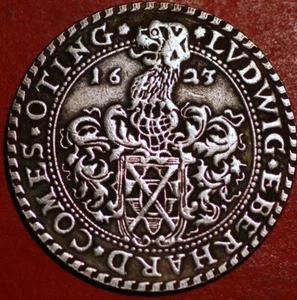 European medieval Lvdwig year 1623 restrike coin (D+354) - Picture 1 of 2