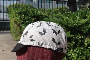 Cycling cap BATS one size 100% COTTON handmade new - Picture 1 of 10