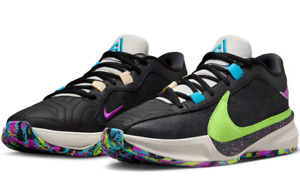 Nike Zoom Freak 5 Basketball Shoes DX4985 002 Black Giannis Men's 8.5 Women's 10