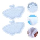 2 Resin Butterfly Coaster & Ashtray Silicone Molds for DIY Craft