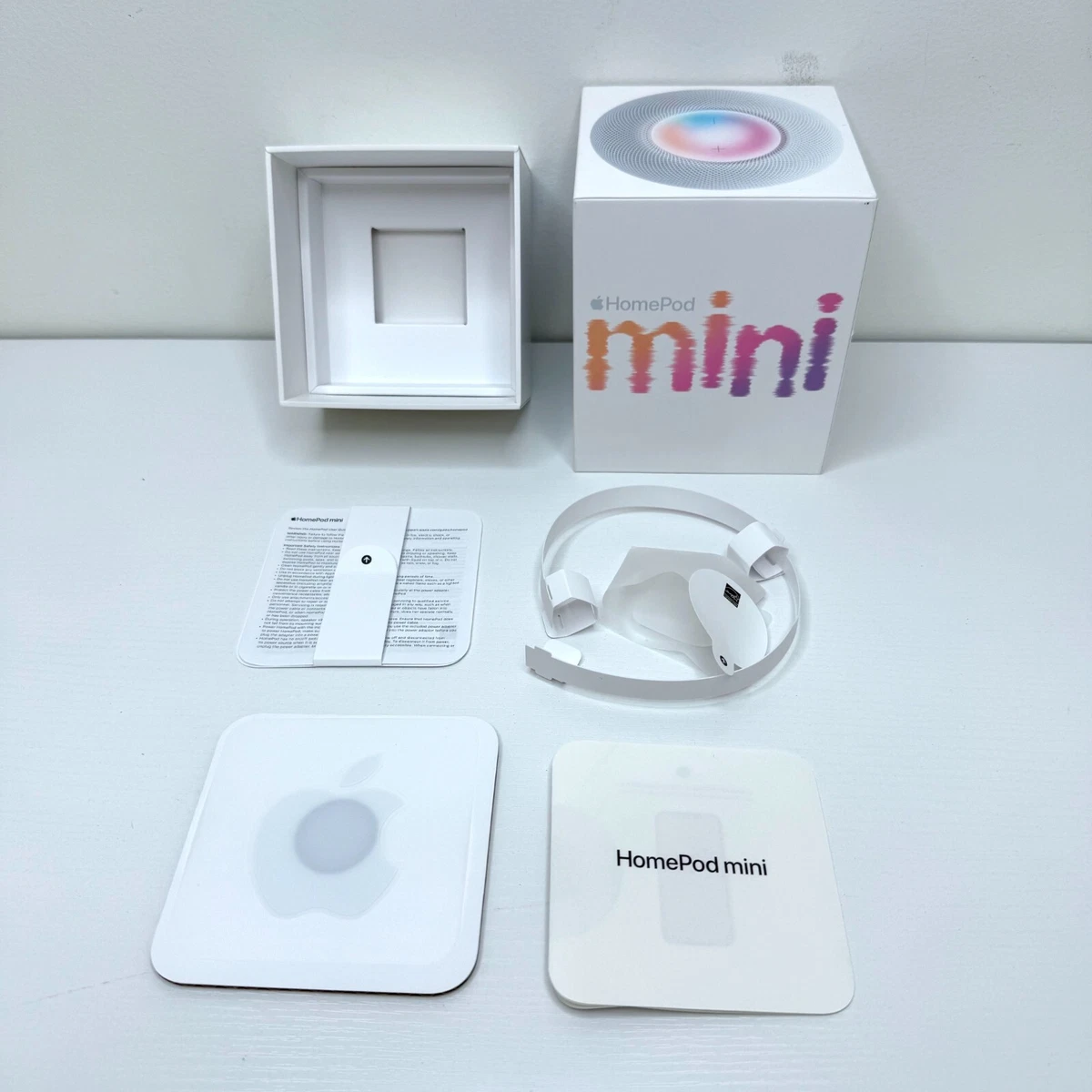 Apple HomePod Mini White A2374 Apple Sticker Empty Box Only | eBay