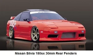 Nissan Silvia 180sx M-Sports Style 30mm Wide Body Rear Fender Guards - Picture 1 of 2