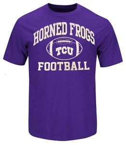 TCU Horned Frogs Herren lila Fußball Grafik Kurzarm T-Shirt - Bild 1 von 4