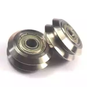 Linearführung 8x24x10 mm Edelstahlschiene V-Nut Profil Rolle B - Bild 1 von 1