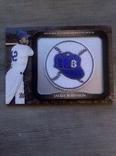 2009 Topps Jackie Robinson Historical Commemorative Patch 1955 World Series R-19