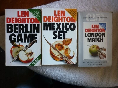 Len Deighton Game, Set & Match trilogy complete 3 Paperbacks Bernard Samson - image 1 of 4