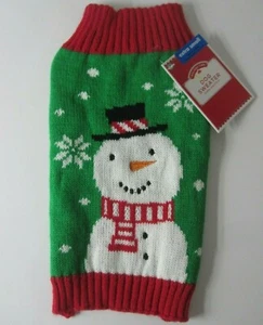 SimplyDog Dog Sweater Snowman XX Small Extra Small or Medium New - Picture 1 of 5