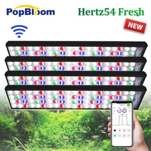 PopBloom LED Aquarium Light Smart APP Control Full Spectrum Plant Fish Tank 8ft - Picture 1 of 11