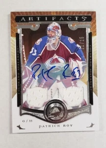 2015-16 Upper Deck Artifacts Patrick Roy Auto Autograph Jersey Card #ed 21 / 25 - Picture 1 of 3