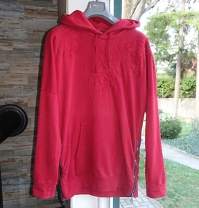 BALMAIN SWEATER XL hoody hoodie pullover red beaded dragon - Bild 1 von 10