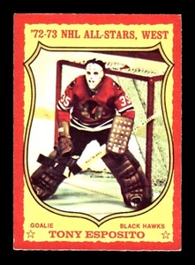 4-04-20 PWE. FLAWED . 1973-74 opc o-pee-chee #90 tony esposito - Foto 1 di 2