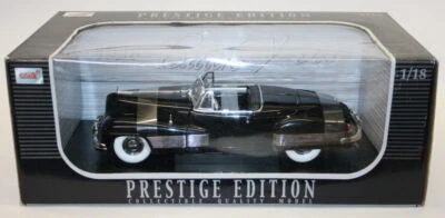 Anson 1/18 Scale Metal Model Car 30409 - 1938 Buick Y Job - Black - Image 1 of 4