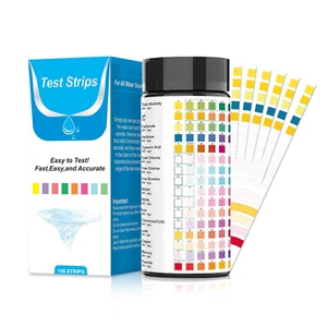Water Testing Kits for Drinking Water - 100 Strips 16 in 1 Well, Tap and Drinkin - Picture 1 of 7