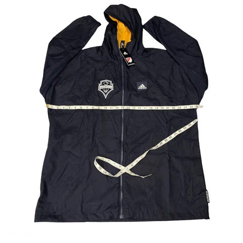 adidas Seattle Sounders Windbreaker GK1754 270 Men’s Size Large MLS Jacket New Cover