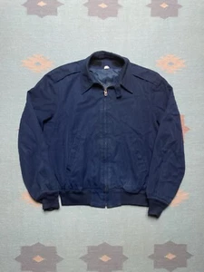 Vintage USAF Air Force patriot work jacket lightweight bomber windbreaker large - Picture 1 of 8