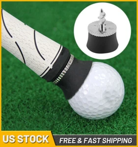 Golf Ball Pick Up Retriever Suction Cup Golf Ball Grabber Sucker for Putter Grip - Picture 1 of 10