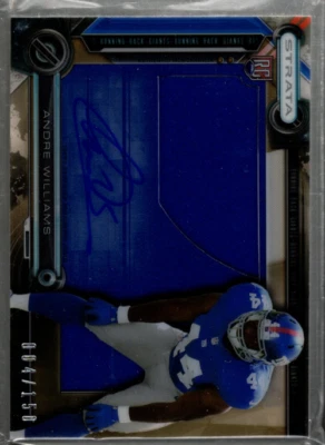 B0329- 2014 Strata Clear Cut Relic Autographs Bronze #CCARAW Andre Williams /150 - Image 1 of 2
