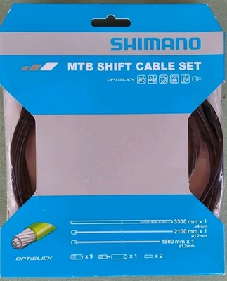 Набор кабелей и корпусов для переключателя передач горного велосипеда Shimano Optislick - Изображение 1 из 2
