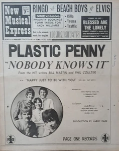 New Musical Express March 23rd 1968, Beach Boys, Cilla Black, Tremeloes, Traffic - Imagen 1 de 1