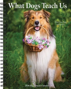 What Dogs Teach Us 2026 6.5" x 8.5" Engagement Calendar - Picture 1 of 6