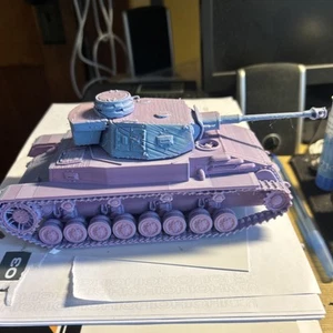 Panzer IV. 1:35” Scale German WW2 Tank-3D Printed And Accurate. 2 Style Turrets. - Picture 1 of 5