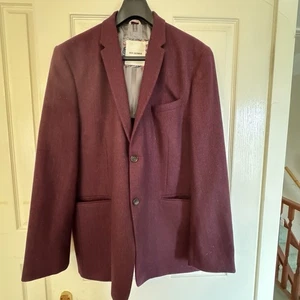 Ben Sherman XXL Men’s Blazer Style Wool Jacket Used - Picture 1 of 8