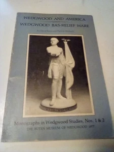 WEDGWOOD AND AMERICA: WEDGWOOD BAS-RELIEF WARE (MONOGRAPHS By David Buten - Picture 1 of 2