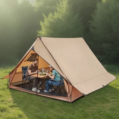 Uimoso 2-Person Camping Hot Tent Cabin with Stove Jack & Ground Mat Lightweight - Image 1 of 4