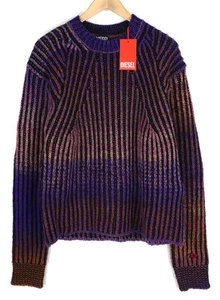 DIESEL K-Oakland Mens Jumper L Pullover Wool Blend Knitted Crew Neck RRP€225 - Picture 1 of 11