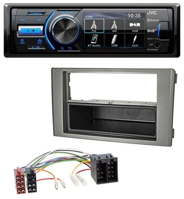 JVC Bluetooth MP3 USB DAB Autoradio für Iveco Daily (06-14) dunkelgrau - Bild 1 von 4