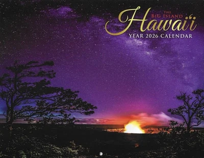 2026 Big Island Hawaii Calendar – Scenic Photos & Hawaiian Holidays w/ Envelope - Image 1 of 4