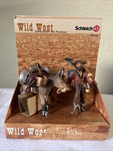 Figur von Schleich Wild West Goldsucher mit Packesel in OVP 70310 , Neu (19) - Bild 1 von 1