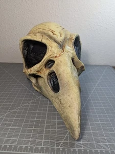 Krähe Totenkopf Erwachsene Latex Maske Halloween Horror Maske gruseliger Vogel - Bild 1 von 6