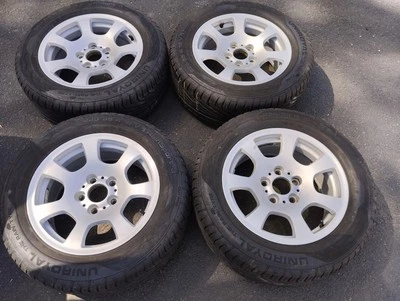 4  ALUFELGEN BMW e60 e61,  16 Zoll Styling 134 Sommerreifen 225 55R16 7mm Profil - Bild 1 von 4