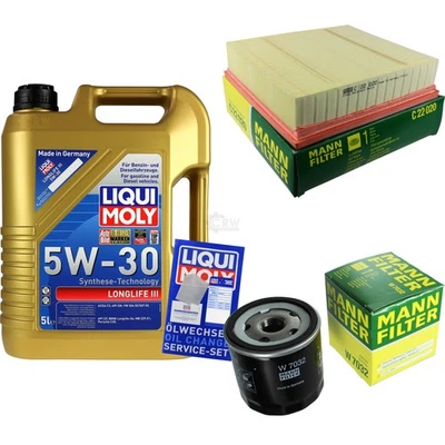 INSPEKTIONSKIT FILTER LIQUI MOLY ÖL 5L 5W-30 für Mercedes-Benz B-Klasse W246 - Bild 1 von 4
