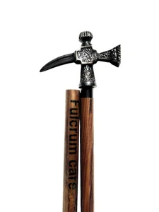 Wooden Walking Cane with Aluminium Handle - Handmade, Ergonomic, Wooden Walki... - Picture 1 of 6