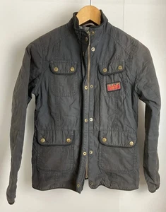 Barbour International Kinder Kinder Wachsjacke Alter 12/13 XL Original Outdoor Mantel - Bild 1 von 9